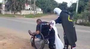 Crónica / ¿Quiénes son los enmascarados que ayudan en las calles? “recorremos para auxiliar al que necesita”