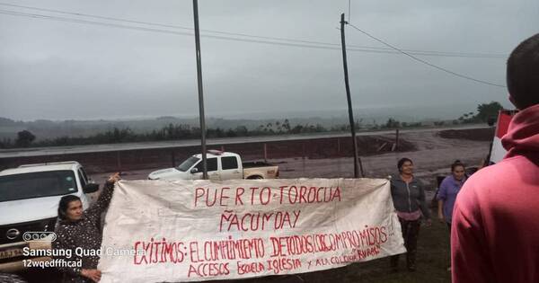 La Nación / El MOPC dejó a comunidad de Torocuá sin accesos viales por ramal a corredor de exportación