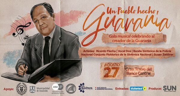 En homenaje al creador de la Guarania organiza concierto de gala en el BCP - .::Agencia IP::.