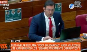 Beto Ovelar reclama ''falta de solidaridad'' hacia Velázquez | Telefuturo