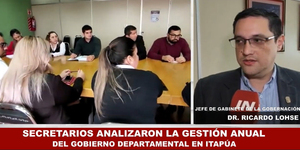 SECRETARÍAS ANALIZAN GESTIÓN ANUAL DE LA GOBERNACIÓN
