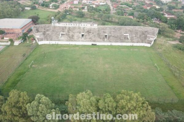 Con apoyo de la empresa Cementos Concepción buscarán la manera de recuperar el estadio municipal