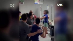 A los golpes en los pasillos del Hospital Calle'i, San Lorenzo - SNT
