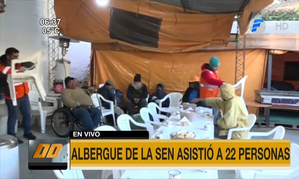 Albergue de la SEN asistió a 22 personas | Telefuturo