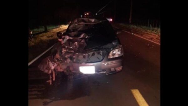 Motociclista de 16 años iba sin luces, chocó y falleció