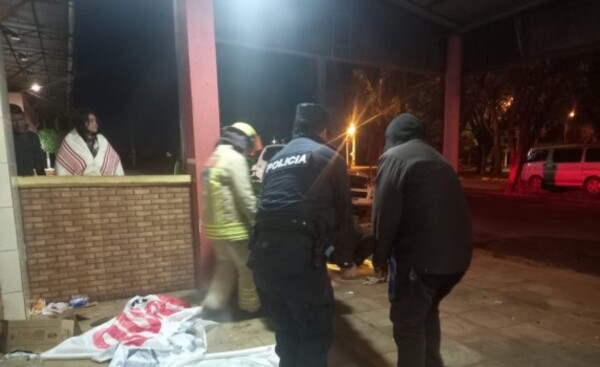 Rescataron a hombre ensangrentado de calle del barrio Obrero