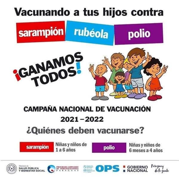 Intensifican vacunación contra sarampión y polio y apelan a responsabilidad de los padres - .::Agencia IP::.