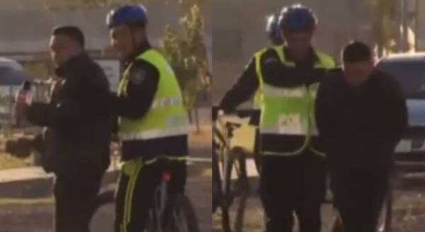 Crónica / [VIDEO] Cronista fue "capturado" por polis durante cobertura