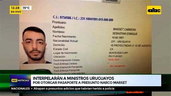 Interpelarán a ministros uruguayos - ABC Noticias - ABC Color