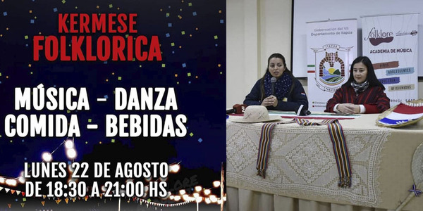 ESTE LUNES GRAN KERMESE FOLKLÓRICA EN ENCARNACIÓN 
