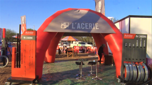 L´ACERIE se aproxima a productores con materiales de acero en la Expo Rodeo Trébol