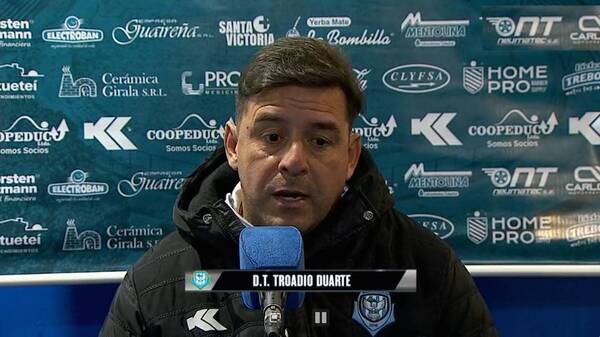 Crónica / Troadio aseguró que las expulsiones cambiaron el rumbo del partido