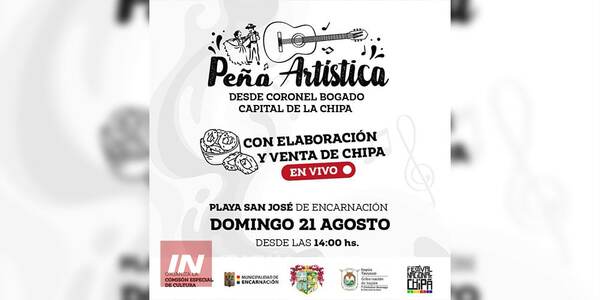 INVITAN A LA PEÑA ARTÍSTICA EN LA PLAYA SAN JOSÉ DE ENCARNACIÓN