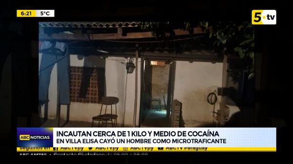 Incautan cerca de 1 kilo y medio de cocaína - ABC Noticias - ABC Color