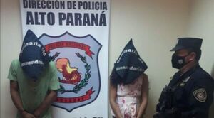 Acusan de robo a una pareja de motochorros en Hernandarias