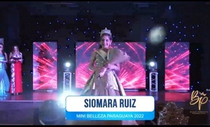 La luqueñita Siomara Ruiz, electa Mini Belleza Paraguay •