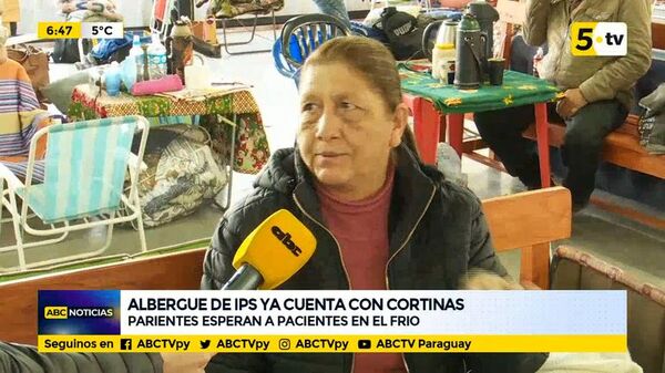 Albergue de Hospital Central ya cuenta con cortinas - ABC Noticias - ABC Color