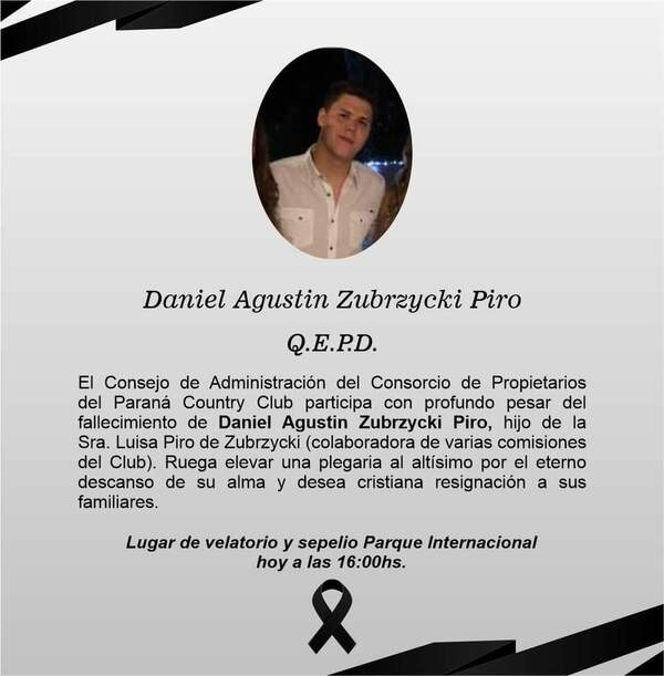 Joven muere tras despiste de moto en el Paraná Country Club - La Clave