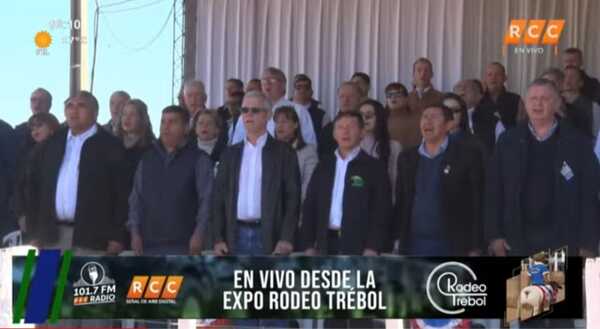 Inauguración Oficial de la Expo Rodeo Trébol 2022 con palabras del Dr. Egon Neufeld
