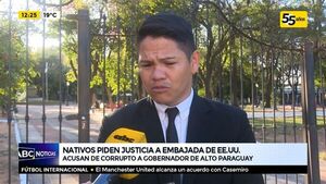 Nativos piden justicia a Embajada de EE.UU. - ABC Noticias - ABC Color