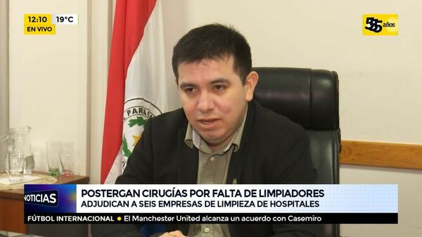 Postergan cirugías por falta de limpiadores - ABC Noticias - ABC Color