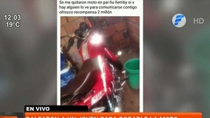 A balazos le robaron la moto a un joven trabajador en Ñemby - Paraguaype.com
