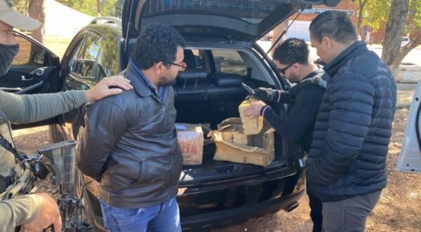 Capturan a un hombre con más de 30 kilos de cocaína en Concepción