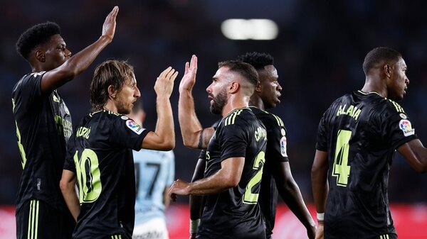 El Real Madrid golea al Celta de Vigo al compás de Modric en La Liga