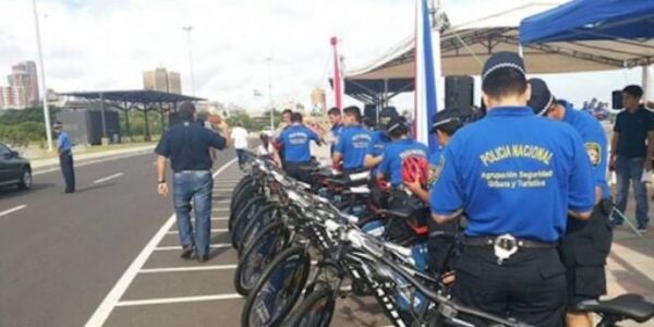 Patrullarán en bicicletas la costanera de Asunción