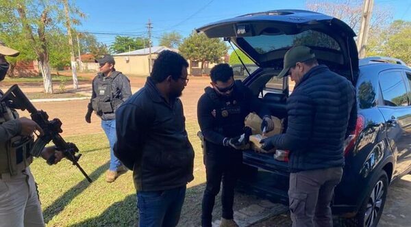 Cae con 30 kilos de cocaína en Concepción