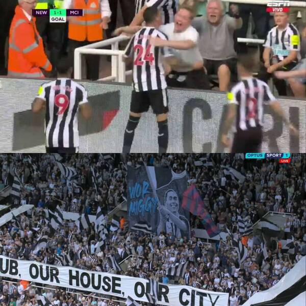 Crónica / [VIDEO] Miggy, ídolo de los hinchas del Newcastle United