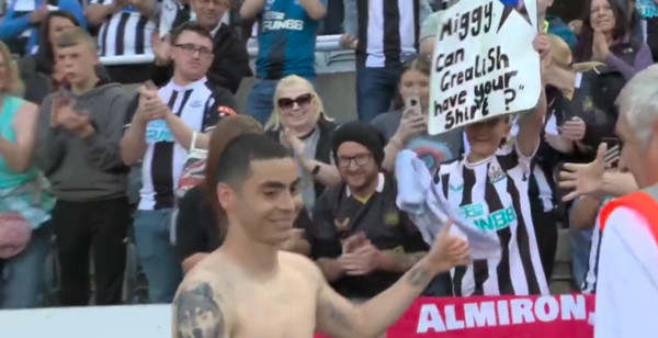 Para Grealish: Almirón se robó el show, fue 'profeta' en casa y terminó haciendo algo inesperado