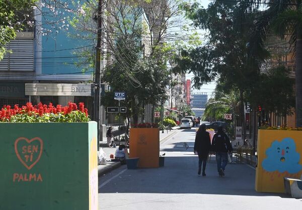 Palma termina su semana como peatonal y habilita hoy el tránsito vehicular - Nacionales - ABC Color