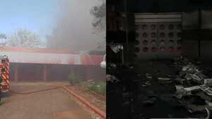 Tras incendio lo pierden todo en el canal SUR TV