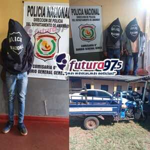 Detenidos por robar las paredes de una casa