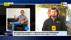 Hallan muerto a empresario que había denunciado a Friedmann - ABC Noticias - ABC Color