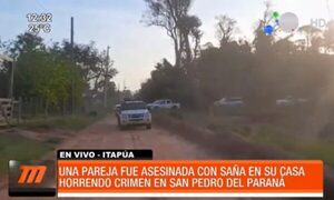 Horrendo crimen en San Pedro del Paraná | Telefuturo