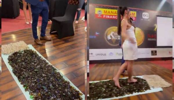 Crónica / [VIDEO] ¡Ñande Miss tuvo que desfilar sobre vidrio ku'i!
