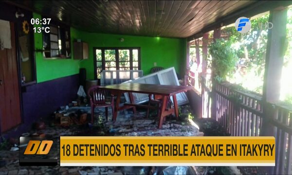18 detenidos tras terrible ataque en Itakyry - Paraguaype.com