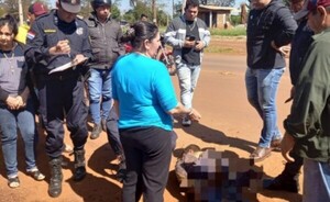 Presunto ladrón fue reducido por víctimas de robo