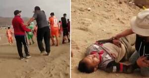 Crónica / [VIDEO] Jugadores garrotearon a un árbitro y lo lanzaron a un barranco