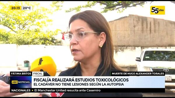 Fiscalía realizará estudios toxicológicos - ABC Noticias - ABC Color