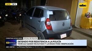 Detenido por resistencia a la policía - ABC Noticias - ABC Color