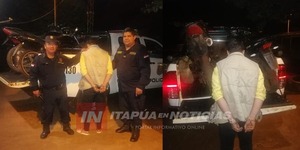 PERSECUCIÓN CON RECUPERACIÓN DE MOTOCICLETAS Y APREHENSIONES