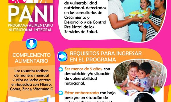 Prevención, asistencia y control de la desnutrición a través del Programa Alimentario Nutricional Integral