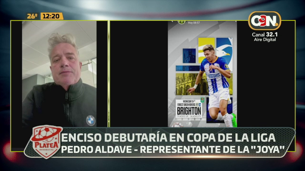 Julio Enciso debutaría en Copa de La Liga - C9N
