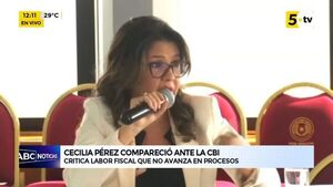 Cecilia Pérez comparece ante CBI - ABC Noticias - ABC Color