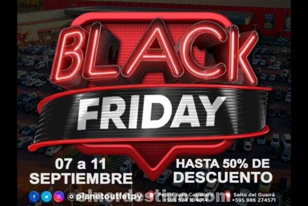 Black Friday Frontera 2022 se acerca y Planet Outlet prepara artículos con hasta cincuenta por ciento de reducción de precios