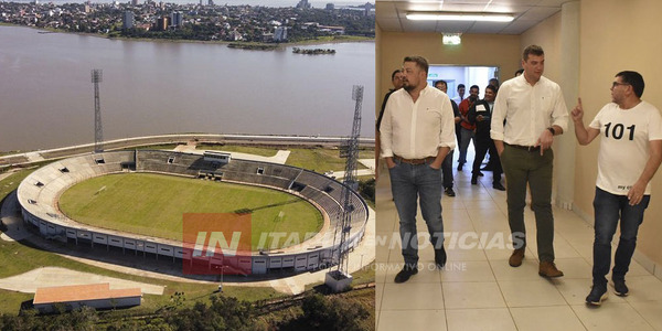 RECORRIDO DE LAS INSTALACIONES DEL ESTADIO DE ENCARNACIÓN