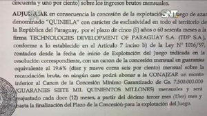 Oscuro manejo en Juegos de azar - SNT